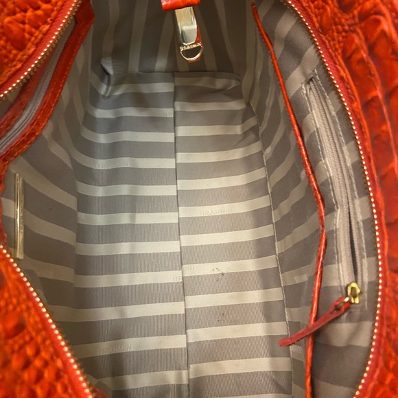 Brahmin Vanilla Toucan Harper Satchel and Checkbook Wallet - Picture 11 of 15